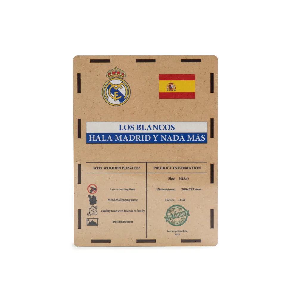 Drvene puzle Real Madrid FC