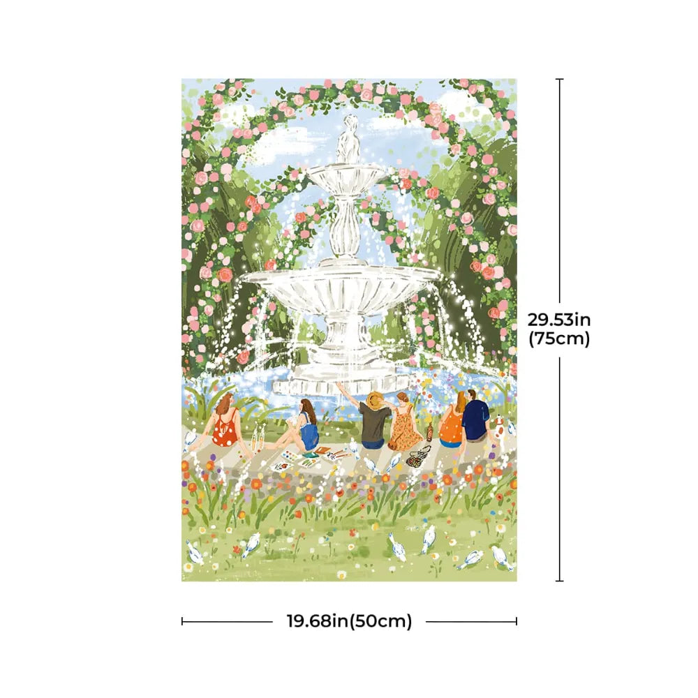 2D puzzle Robotime Afternoon Fountain