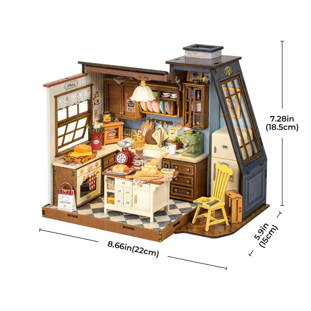 3D puzzle Robotime - Baking Kitchen DG172