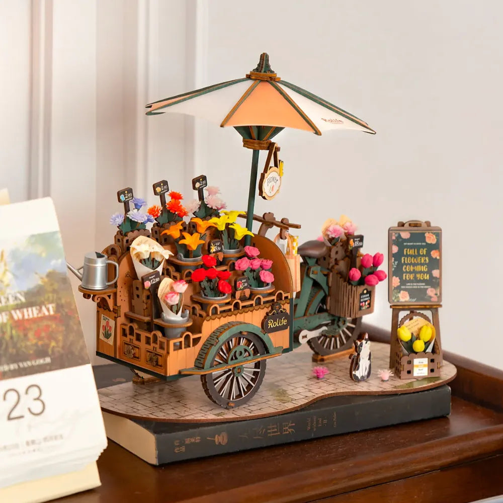 Robotime 3D Puzzle Blossom Cart TGS03