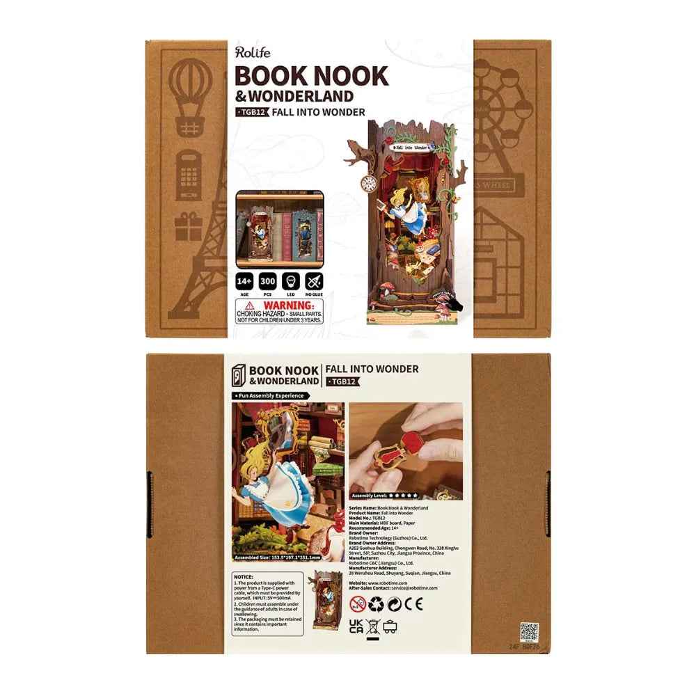 3D puzzle Robotime Book Nook Fall into Wonder TGB12