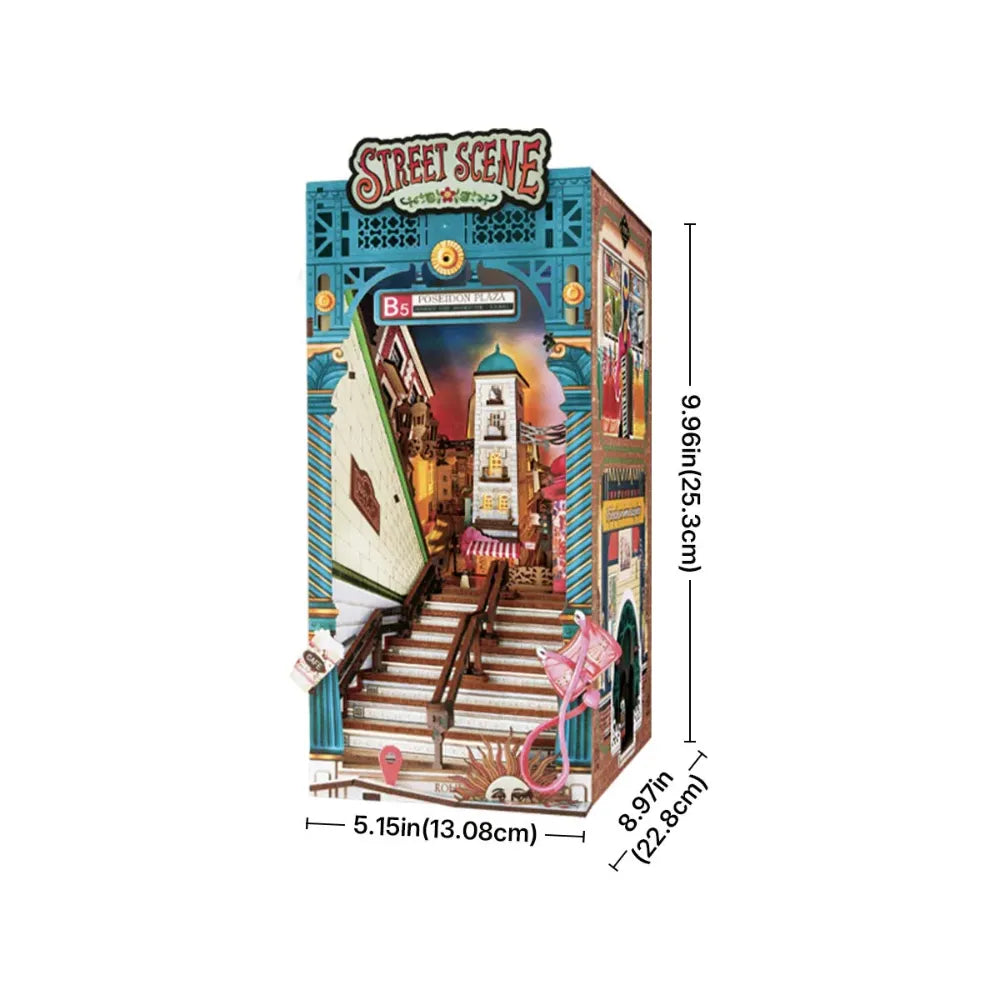 3D puzzle Robotime Book Nook Street Scene TGB13