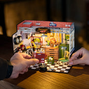 3D Puzzle Robotime Rolife Garage Workshop DG165