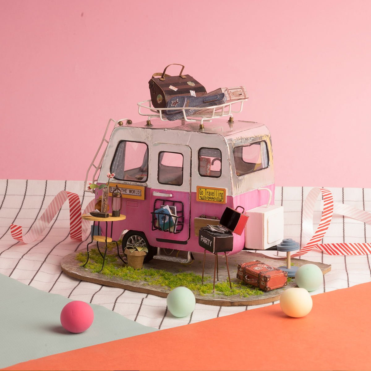 3D puzzle Robotime - Happy camper