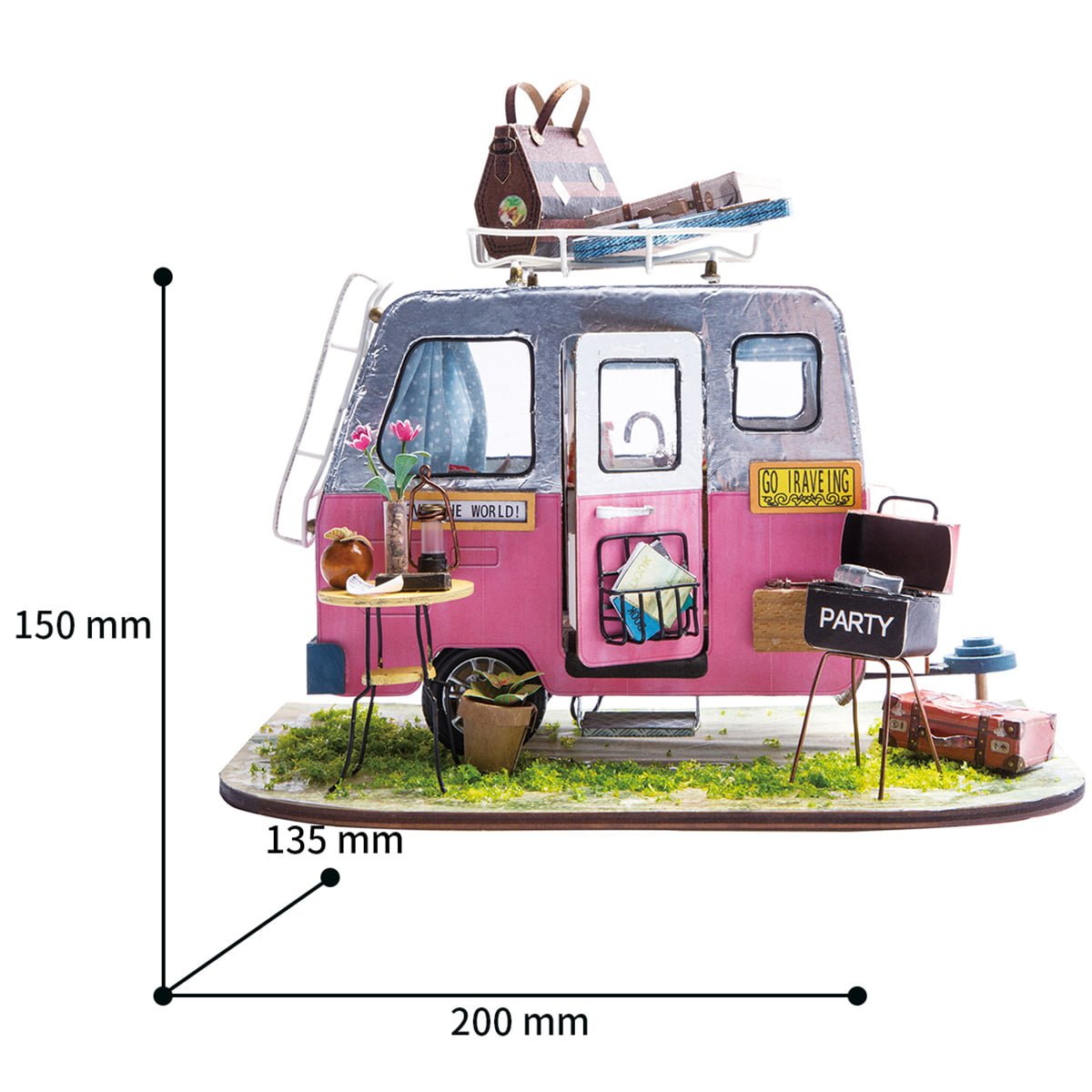 3D puzzle Robotime - Happy camper