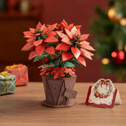 3D puzzle Robotime Rowood Poinsettia TF001