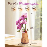 3D puzzle Robotime Rowood Purple Moth Orchid