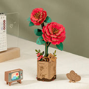 3D puzzle Robotime Rowood Red Carnation TW052