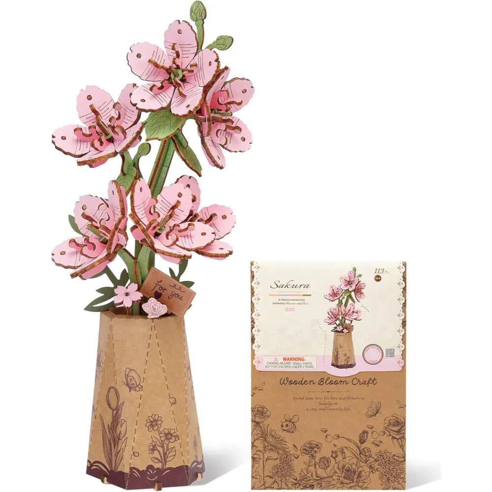 3D puzzle Robotime Rowood Sakura