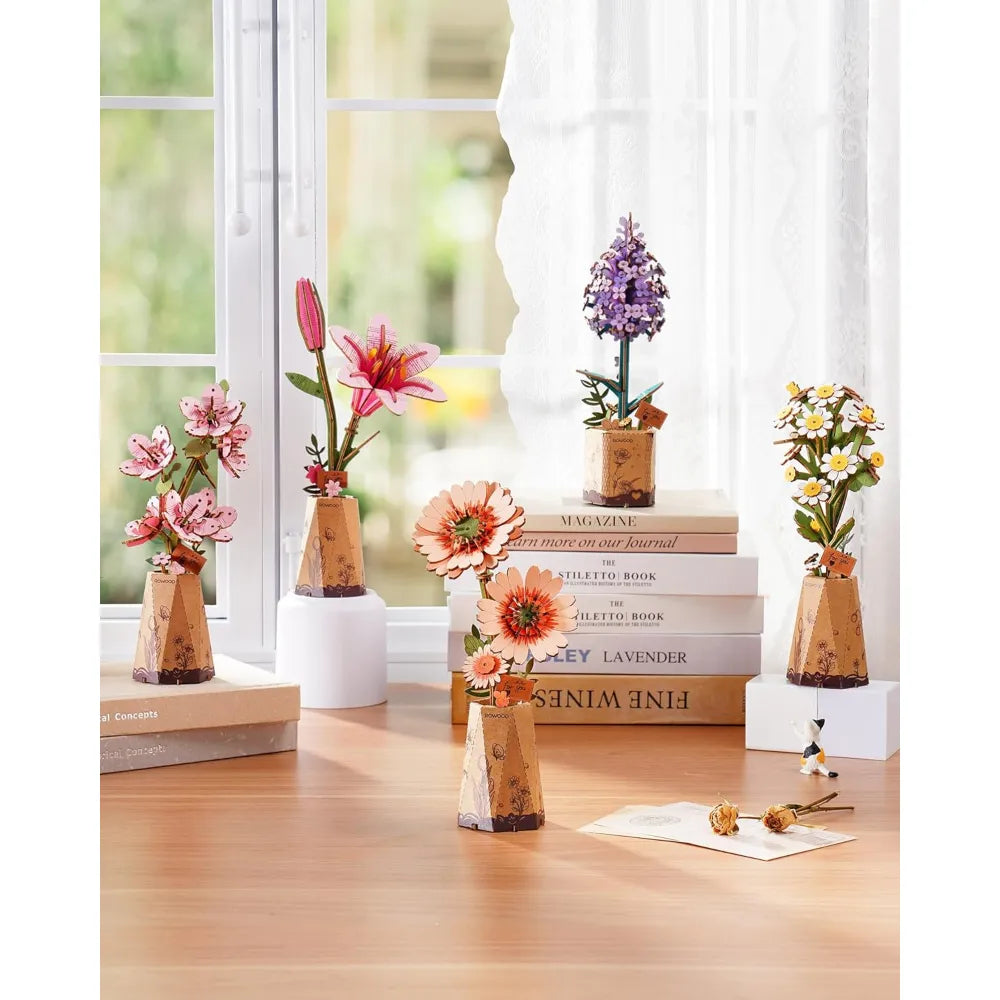 3D puzzle Robotime Rowood Sakura