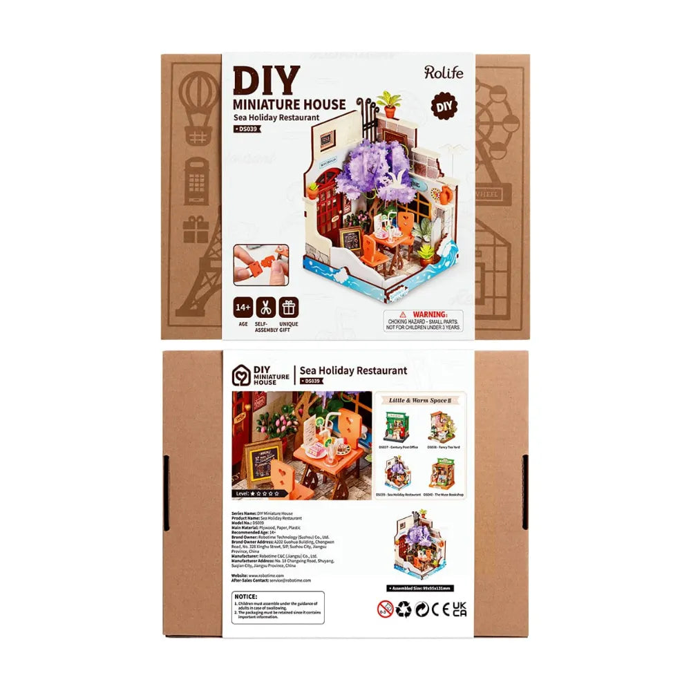 Robotime 3D Puzzle Sea Holiday Restaurant DS039