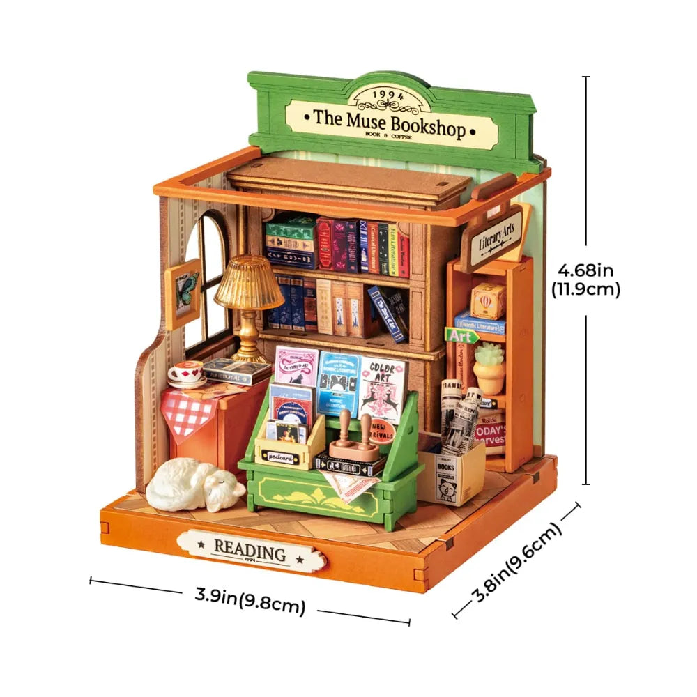 Robotime 3D Puzzle The Muse Bookshop DS040