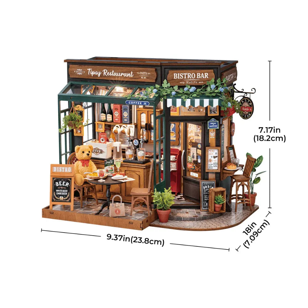 Robotime 3D Puzzle Tipsy Restaurant DG167