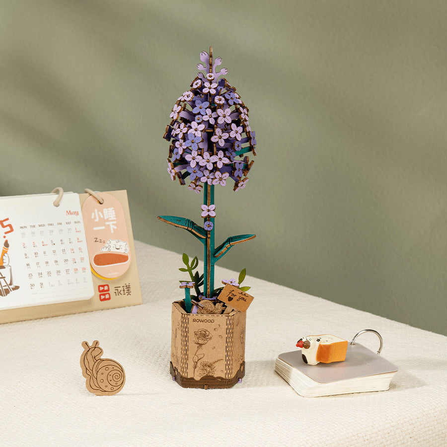 3D Puzzle Robotime Rowood Lilac TW021