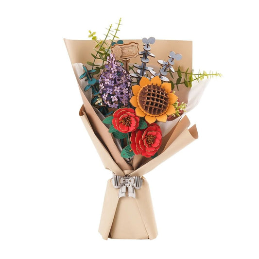 Robotime 3D Puzzle Rowood Bouquet TW01H