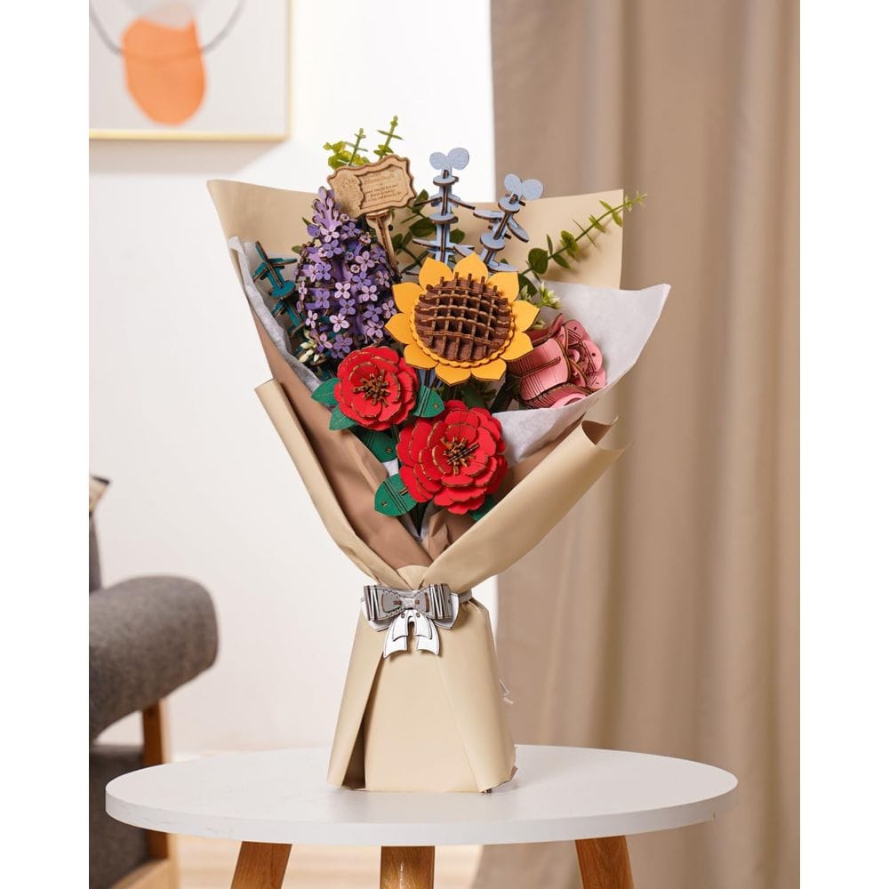 Robotime 3D Puzzle Rowood Bouquet TW01H